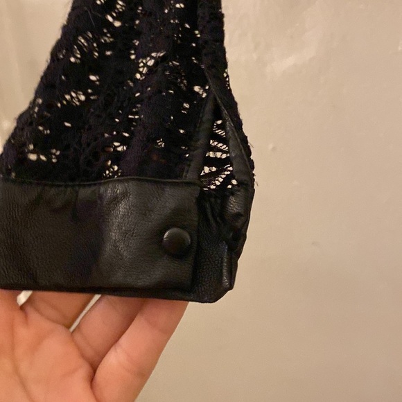 gold and black see through mini top - Picture 2 of 7